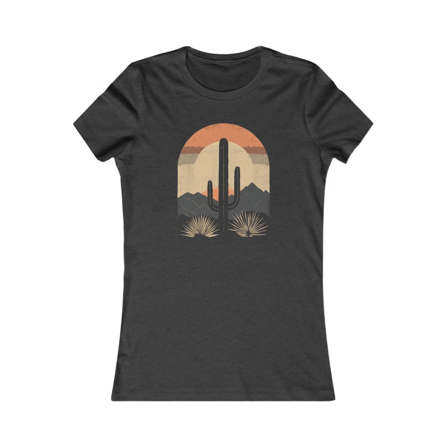 Women's Tee - Western Cactus Design