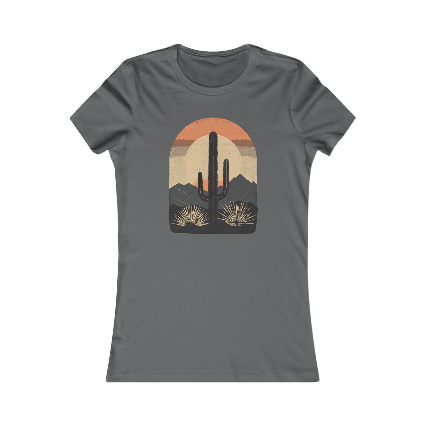 Women's Tee - Western Cactus Design