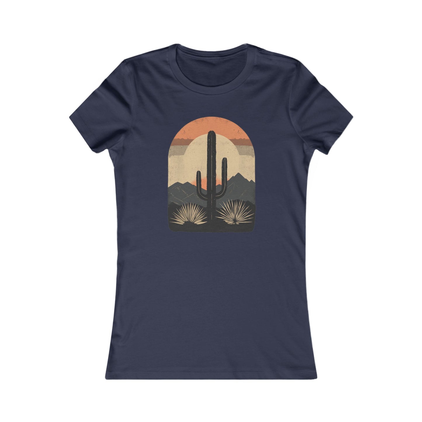 Women's Tee - Western Cactus Design