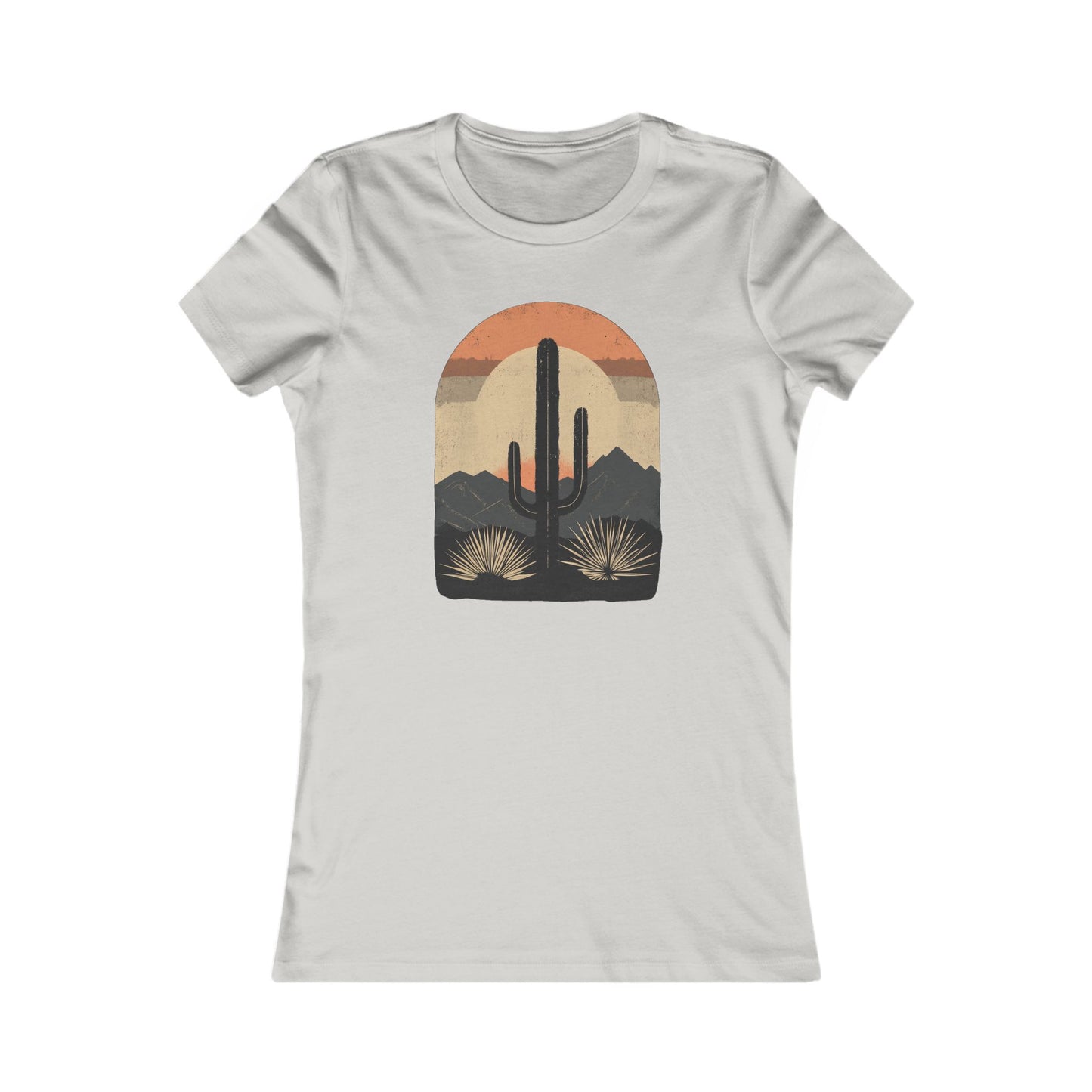 Women's Tee - Western Cactus Design