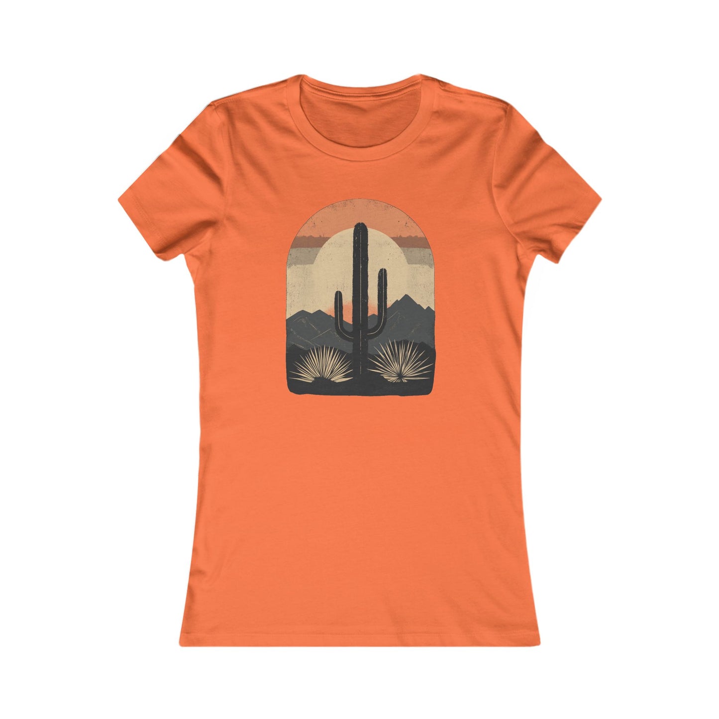 Women's Tee - Western Cactus Design