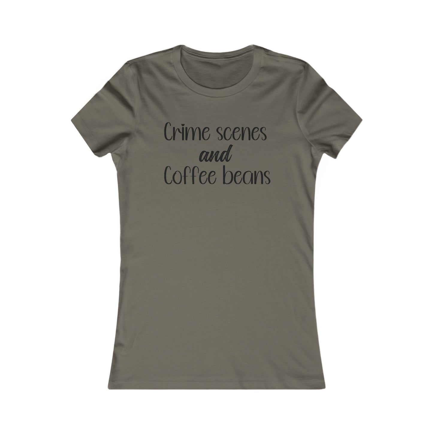 Women's Tee - Crime Scenes and Coffee Beans