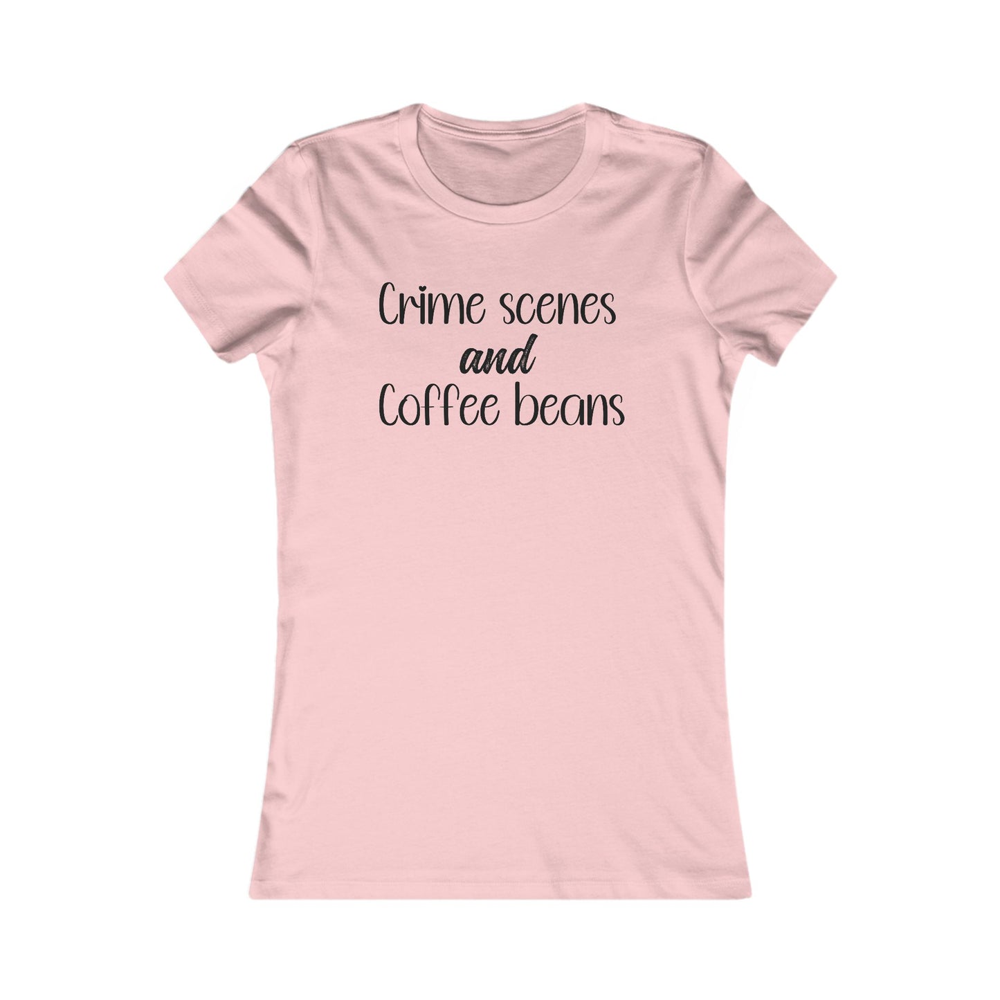 Women's Tee - Crime Scenes and Coffee Beans