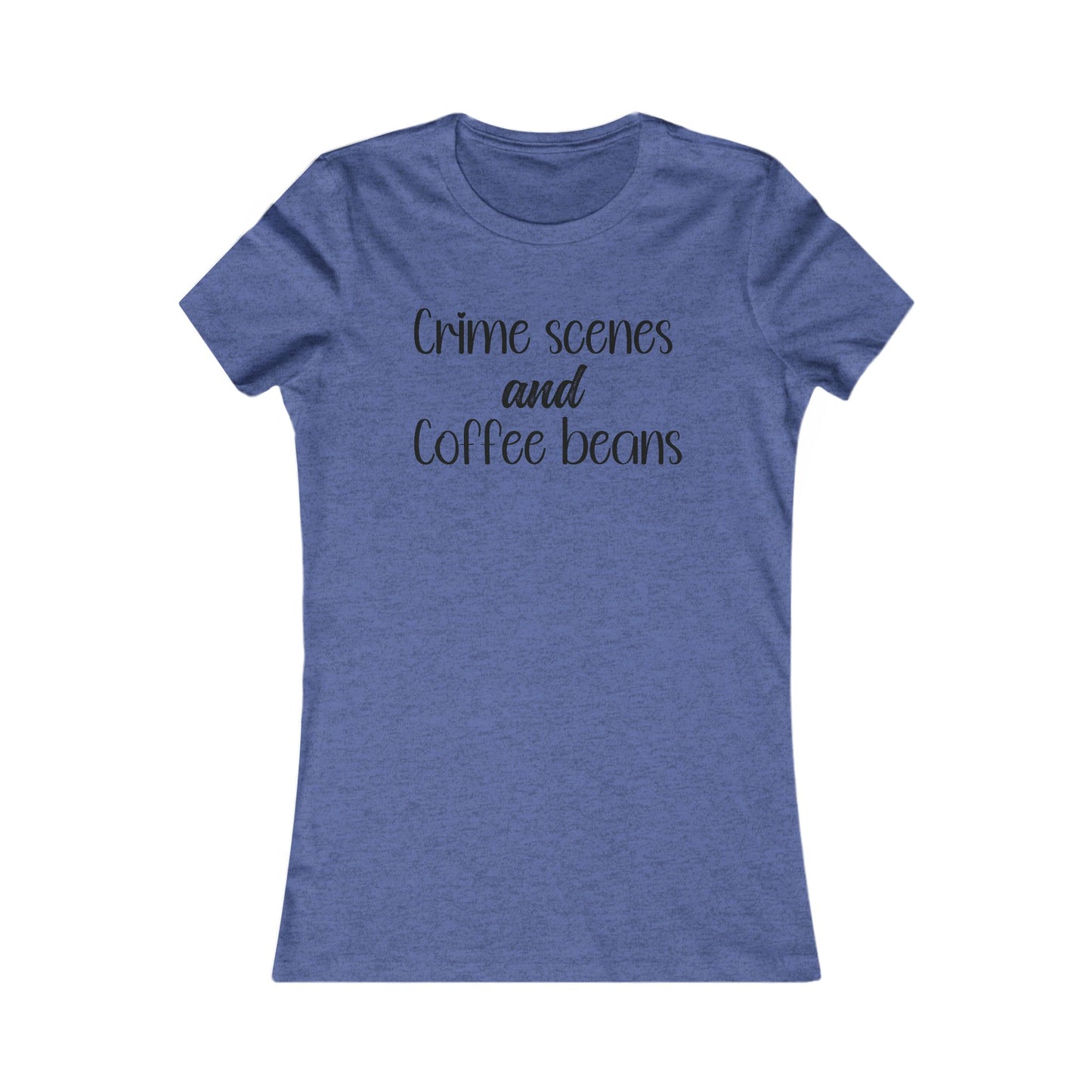 Women's Tee - Crime Scenes and Coffee Beans